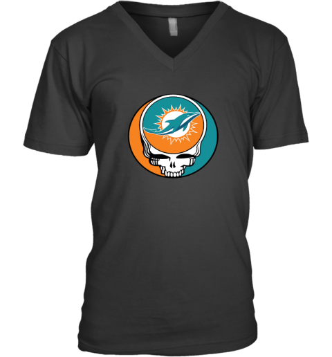 Miami Dolphins x Grateful Dead V-Neck T-Shirt