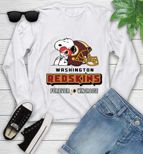 NFL The Peanuts Movie Snoopy Forever Win Or Lose Football Washington Redskins 125
