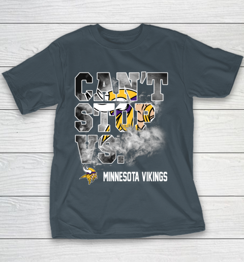 NFL Minnesota Vikings Can't Stop Vs Youth T-Shirt 5