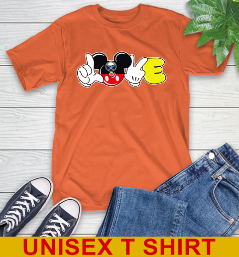 Buffalo Sabres NHL Hockey Love Mickey Disney Sports T-Shirt 5