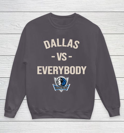 Dallas Mavericks Vs Everybody Youth Sweatshirt 5