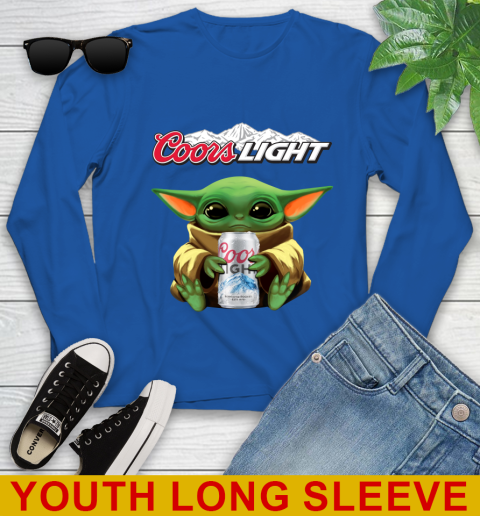 Star Wars Baby Yoda Hugs Coors Beer Shirt 131