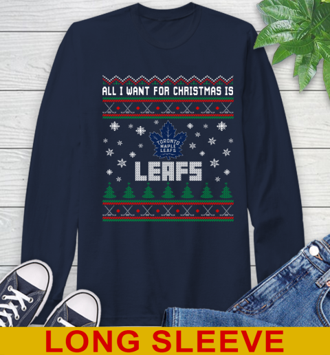 Toronto Maple Leafs NHL Hockey All I Want For Christmas Is My Team Sports 57