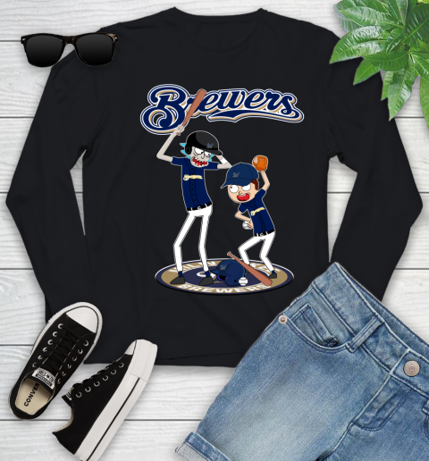 MLB Milwaukee Brewers Rick And Morty Baseball 126