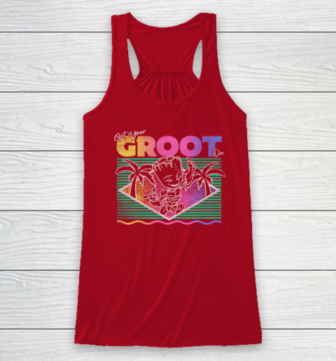 Get Your Groot On Racerback Tank 3