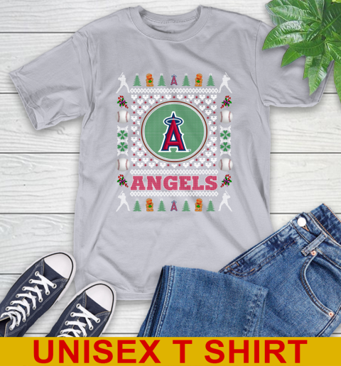 Los Angeles Angels Merry Christmas MLB Baseball Loyal Fan T-Shirt 5