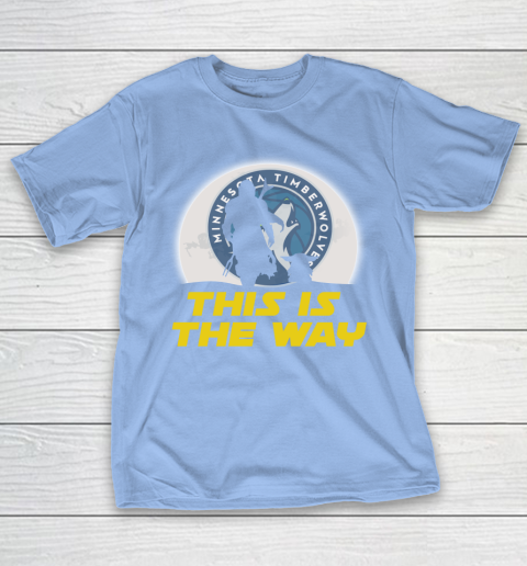 Minnesota Timberwolves NBA Basketball Star Wars Yoda And Mandalorian This Is The Way T-Shirt 10