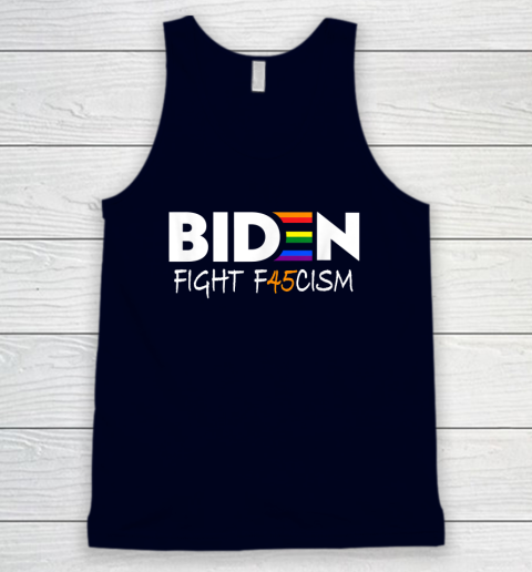 Biden Fight F45cism Shirt Biden Fight Fascism Anti Trump Tank Top 3 Biden Fight F45cism Shirt Biden Fight Fascism Anti Trump Tank Top - Image 3