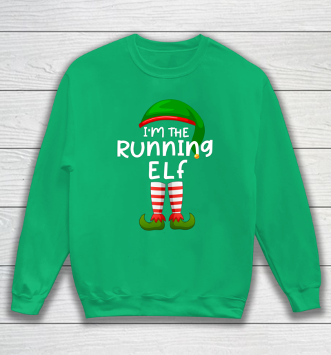 I m The Running Elf Funny Elf Family Matching Christmas Sweatshirt 5
