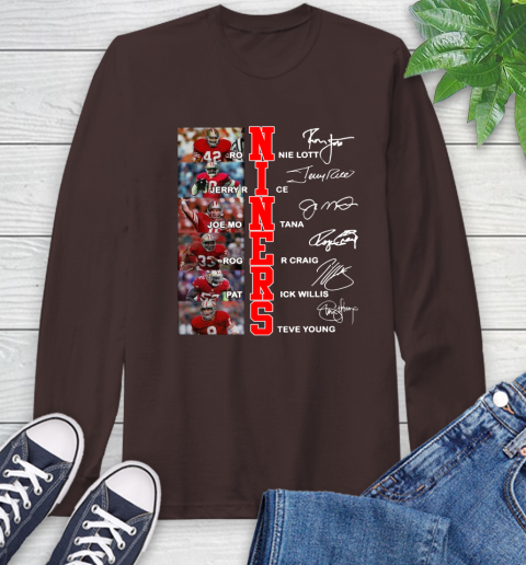 Niners Player Name And Signature San Francisco 49ers Shirts 61