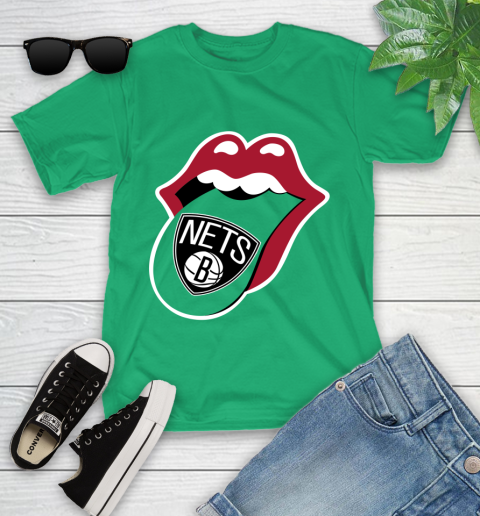 Brooklyn Nets NBA Basketball Lips I Root For My Team Adoring Fan 108