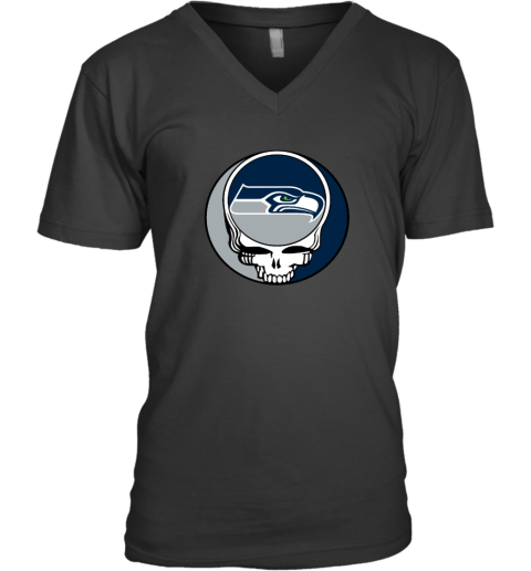 Seattle Seahawks x Grateful Dead V-Neck T-Shirt