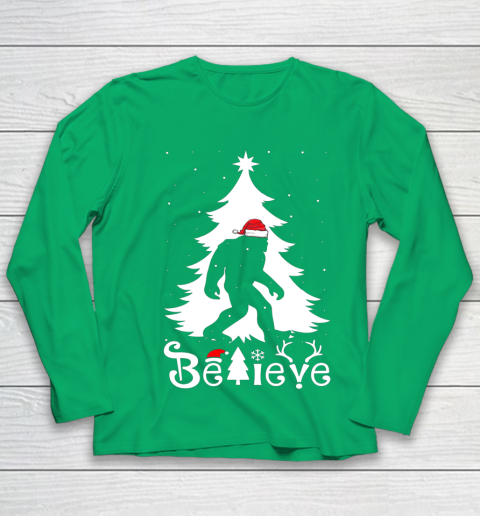 Bigfoot Christmas Gifts For Men Boys Girls Funny Christmas Youth Long Sleeve 4