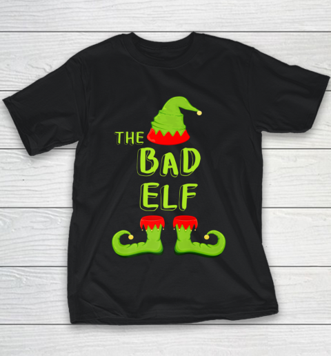 The Bad Elf T Shirt Matching Group Christmas Costume Youth T-Shirt