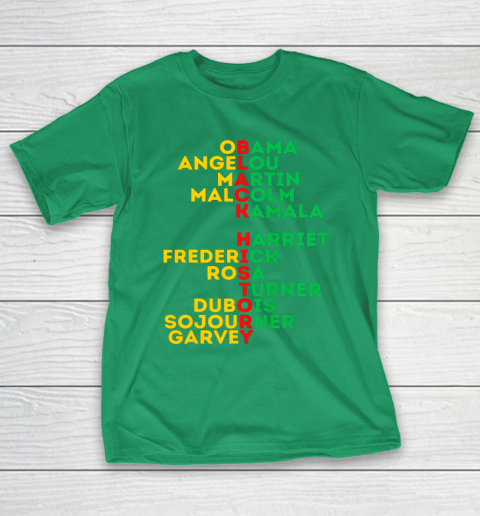 Black History Month Dream Like Leaders African American Love T-Shirt 5
