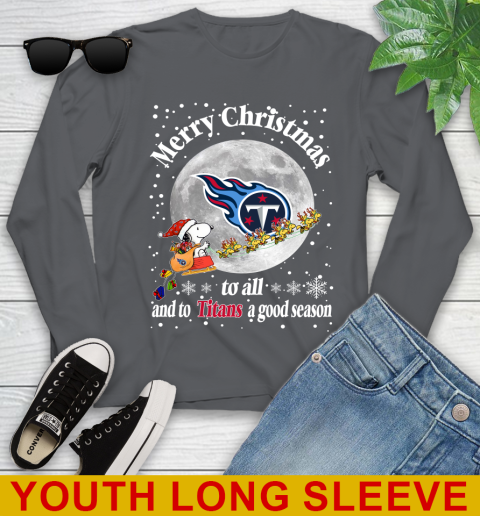Tennessee Titans Merry Christmas To All And To Titans A Good Season NFL Football Sports Youth Long Sleeve 9