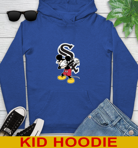 Chicago White Sox MLB Baseball Dabbing Mickey Disney Sports Youth Hoodie 10