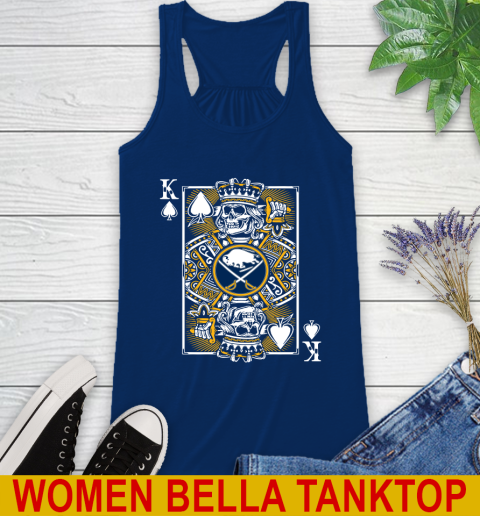 Buffalo Sabres NHL Hockey The King Of Spades Death Cards Shirt Racerback Tank 7