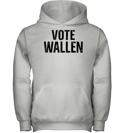 Stacy Blythe Wearing Vote Wallen Youth Hoodie