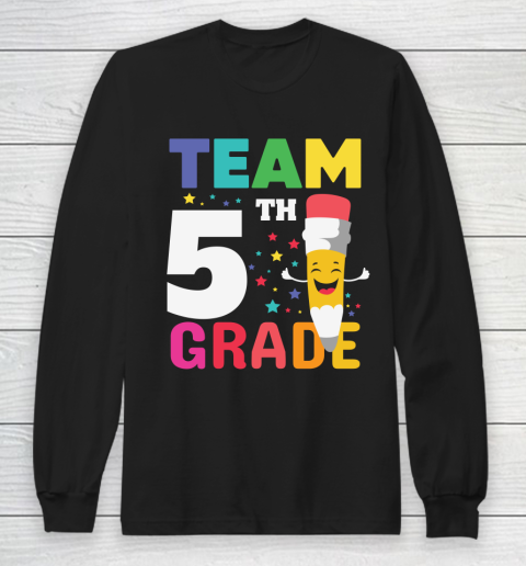 Back To School Shirt Team 5th grade Long Sleeve T-Shirt