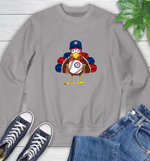 Texas Rangers Turkey thanksgiving Sweatshirt 5