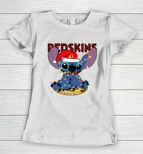 Washington Redskins NFL Football noel stitch Christmas Women's T-Shirt