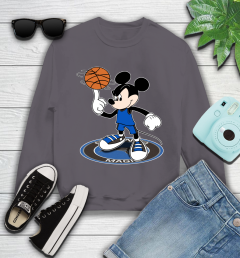 NBA Basketball Orlando Magic Cheerful Mickey Disney Shirt Youth Sweatshirt 5
