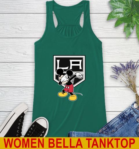 Los Angeles Kings NHL Hockey Dabbing Mickey Disney Sports Racerback Tank 7