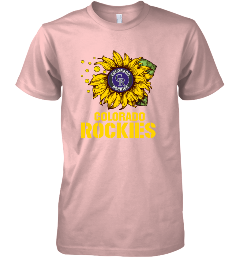 Colorado Rockiers Sunflower MLB Baseball Premium Men's T-Shirt