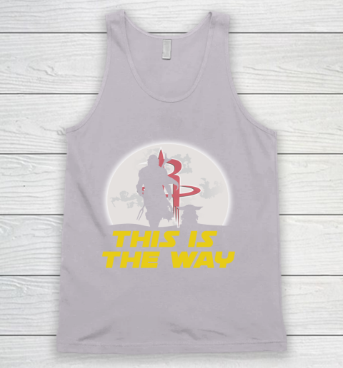 Houston Rockets NBA Basketball Star Wars Yoda And Mandalorian This Is The Way Tank Top 3