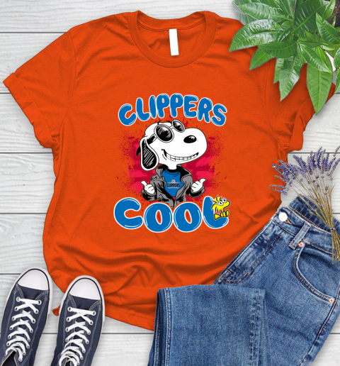NBA Basketball LA Clippers Cool Snoopy Shirt Women's T-Shirt 3