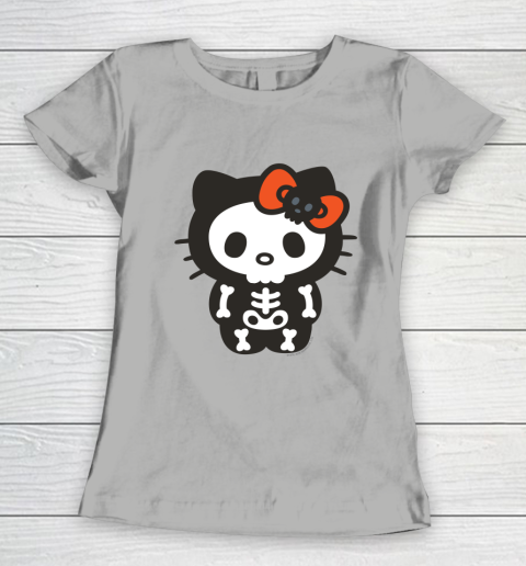 Hello Kitty Skeleton Halloween Women's T-Shirt 8
