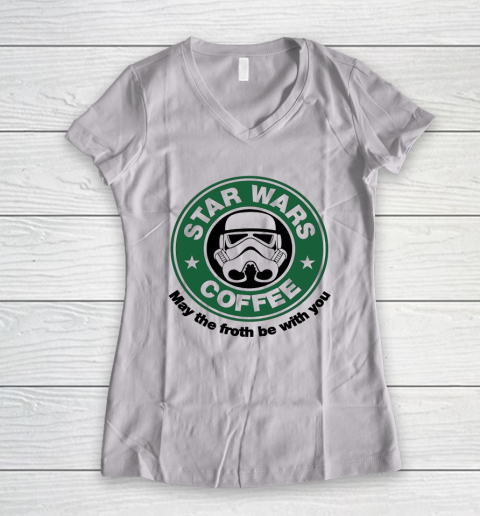 Star Wars Starbucks Coffee Women's V-Neck T-Shirt
