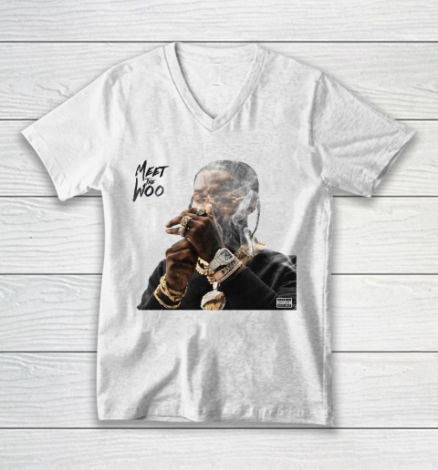Pop Smoke Dior Shirt Meet The Woo V-Neck T-Shirt