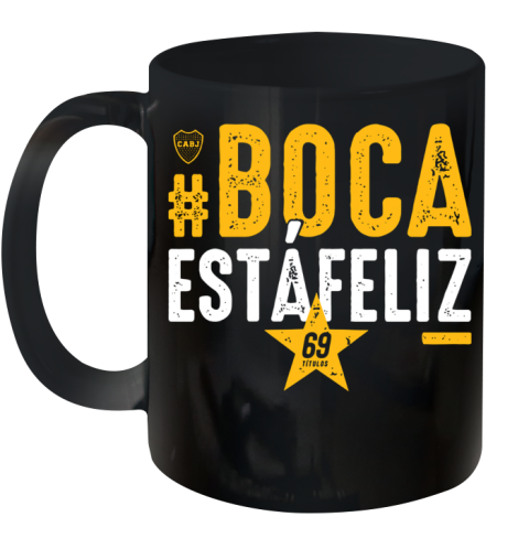 #Boca Estáfeliz 69 Ceramic Mug 11oz
