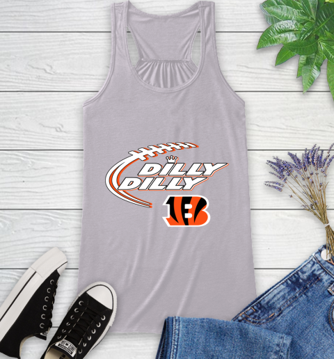 NFL Cincinnati Bengals Dilly Dilly Football Sports Racerback Tank 5