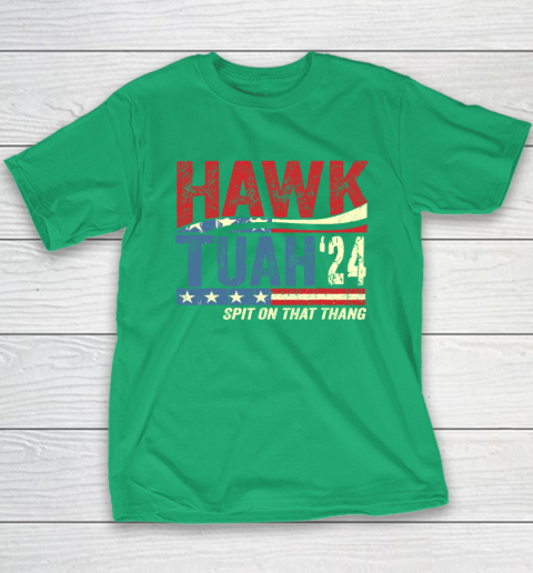 Hawk Tuah 24 Spit On That Thang Youth T-Shirt 4