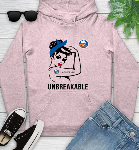 NHL New York Islanders Girl Unbreakable Hockey Sports Youth Hoodie 6