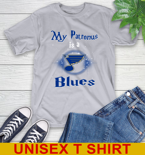 NHL Hockey Harry Potter My Patronus Is A St.Louis Blues T-Shirt 5