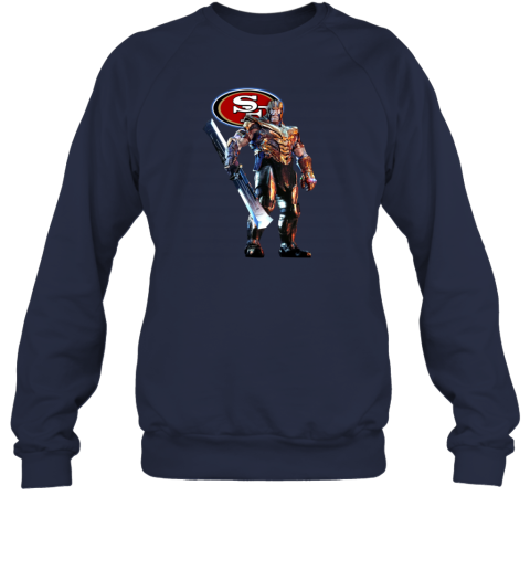 NFL Spider Man Avengers Endgame Football San Francisco 49ers Sweatshirt