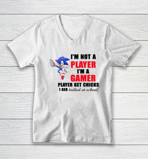 I'm Not A Player I'm A Gamer V-Neck T-Shirt
