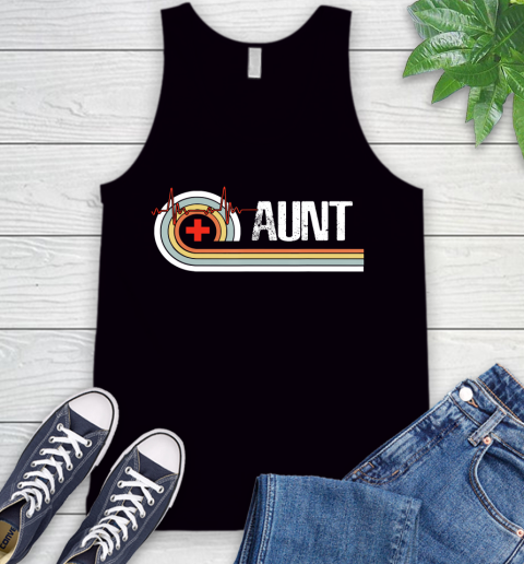 Nurse Shirt Vintage Retro Nurse Aunt Tee Funny Aunt Mother's Day Gift T Shirt Tank Top