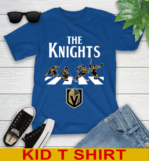 NHL Hockey Vegas Golden Knights The Beatles Rock Band Shirt Youth T-Shirt 10