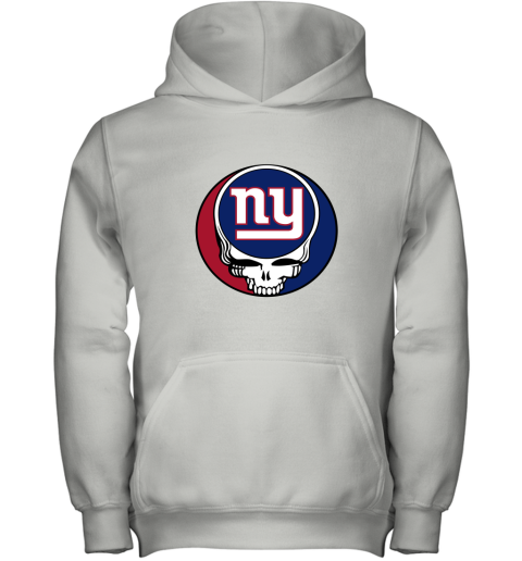 NFL Team New York Giants x Grateful Dead Logo Band Youth Hoodie