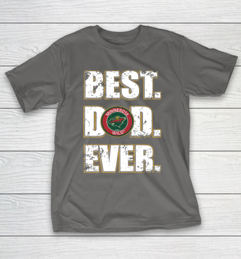 NHL Minnesota Wild Hockey Best Dad Ever Family Shirt T-Shirt 8