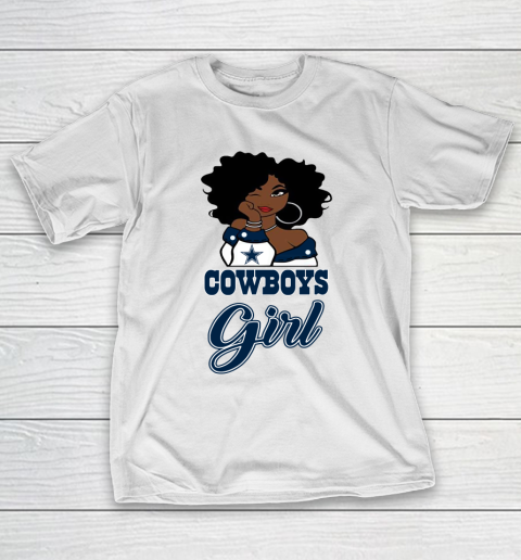 Dallas Cowboys Girl NFL T-Shirt | Tee 