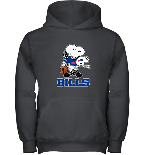 Snoopy A Strong And Proud Buffalo Bills Player NFL Youth Hoodie