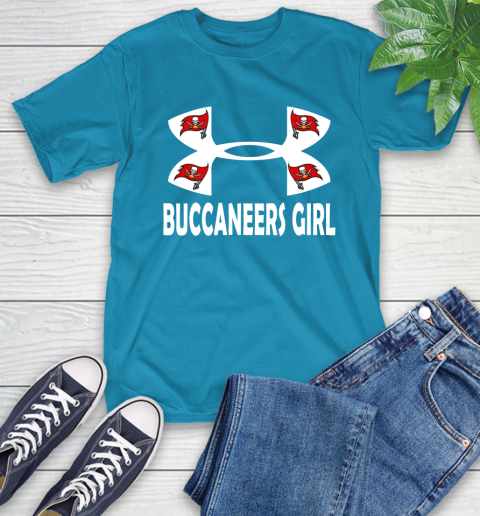 NFL Tampa Bay Buccaneers Girl Under Armour Football Sports T-Shirt 9