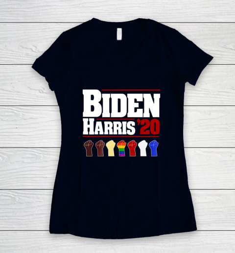 Joe Biden Kamala Harris 2020 Shirt Men Women Kamala Harris Women's V-Neck T-Shirt 2