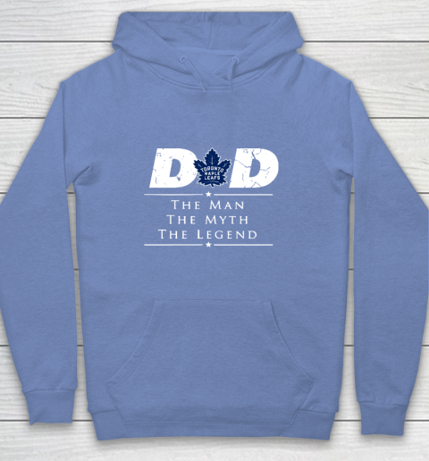 Toronto Maple Leafs NHL Ice Hockey Dad The Man The Myth The Legend Youth Hoodie 8